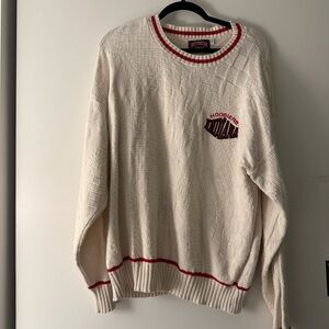 Vintage Indiana Hoosiers Cream Sweater